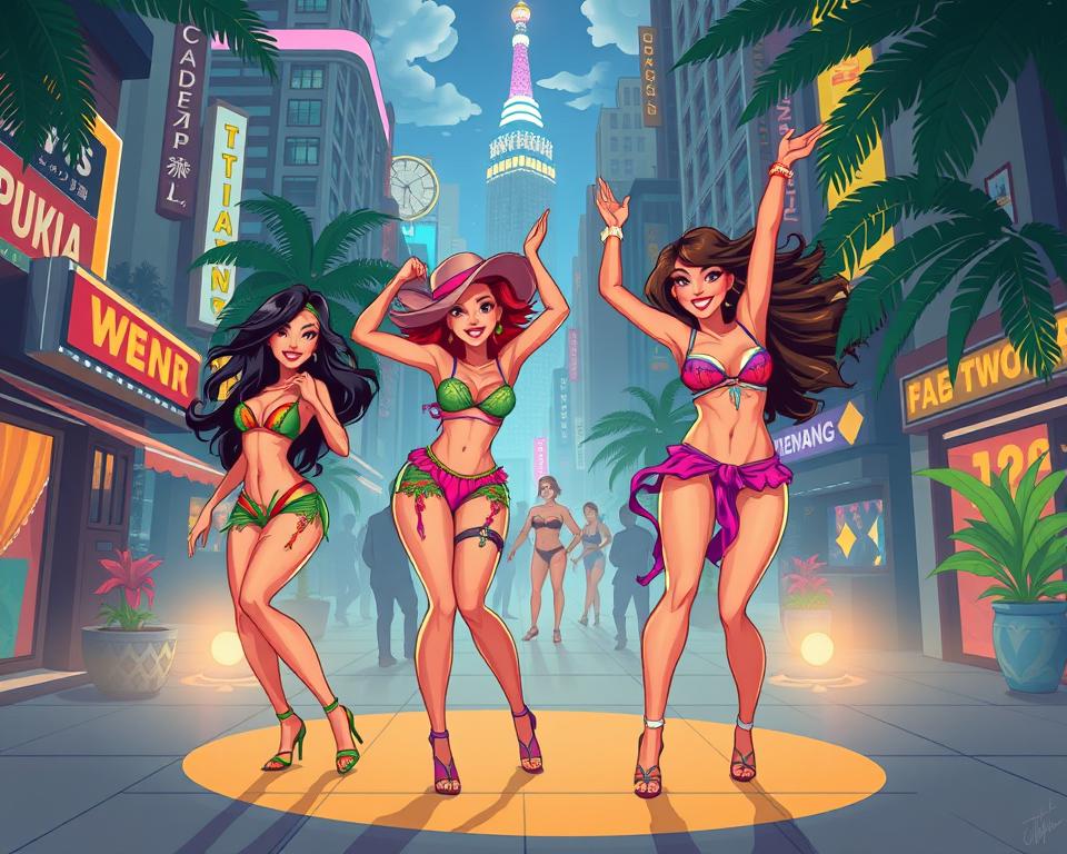 female strippers Orange County